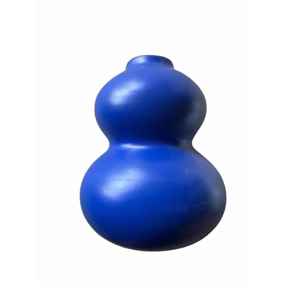 NEW Room Essentials 2pk Bud Vase Blue And Speckled White 5